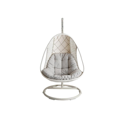 Pearl Rattan Garden Hanging Egg Chair with Stand, Garden Furniture Outdoor/Indoor