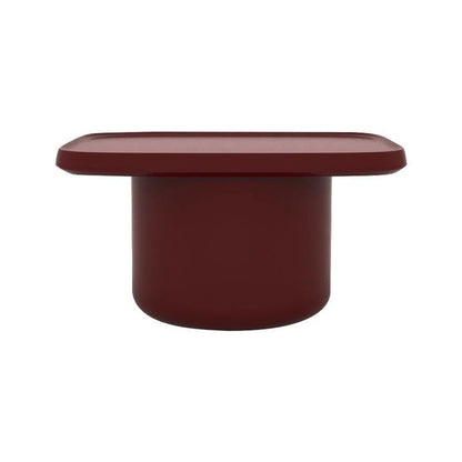 Penn Side Table, Black / Red