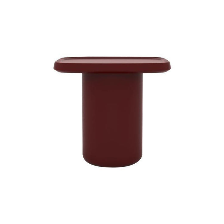 Penn Side Table, Black / Red