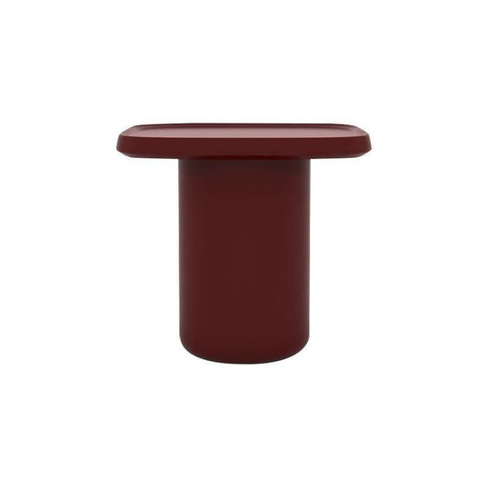 Penn Side Table, Black / Red