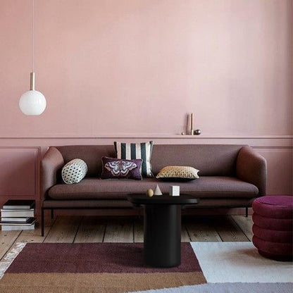 Penn Side Table, Black / Red