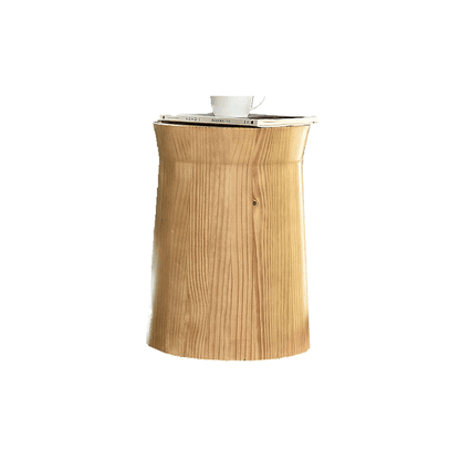 R16 Round Wooden Side Table, Oak