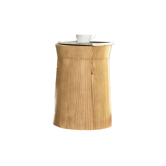 R16 Round Wooden Side Table, Oak