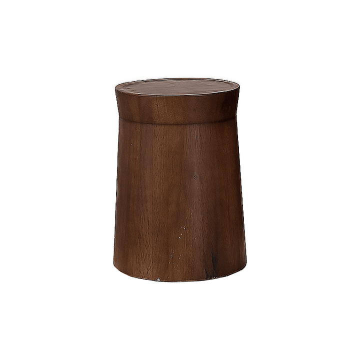 R16 Round Wooden Side Table, Oak