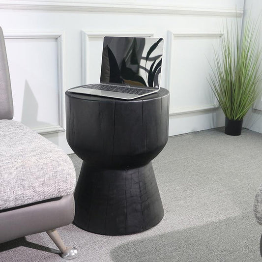 R86 Side Table, Black Oak
