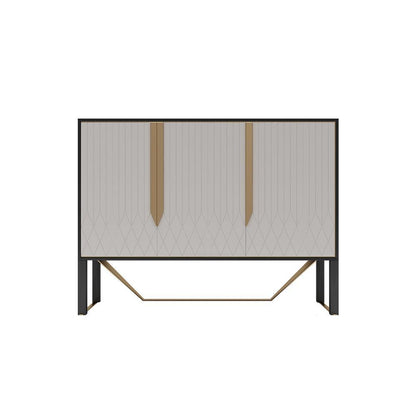 S912 Sideboard, Khaki & Gold