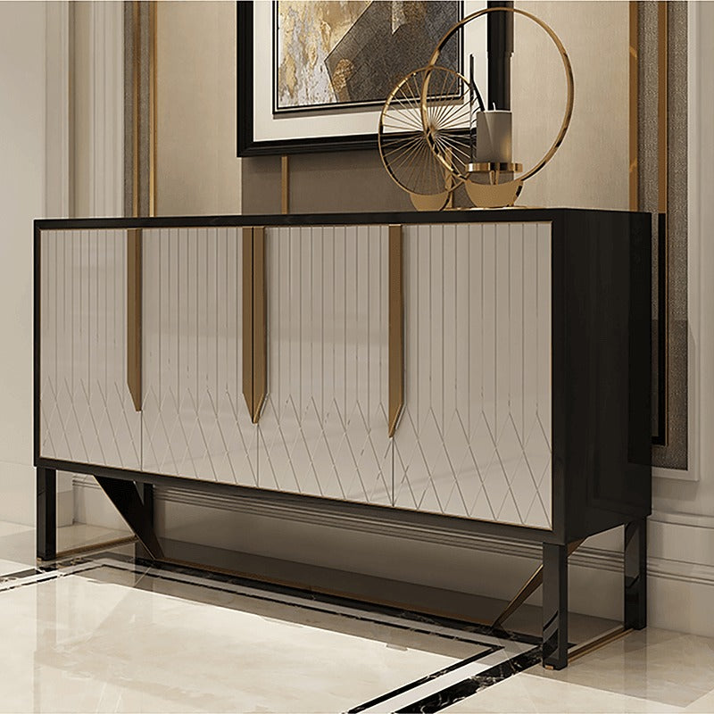 S912 Sideboard, Khaki & Gold