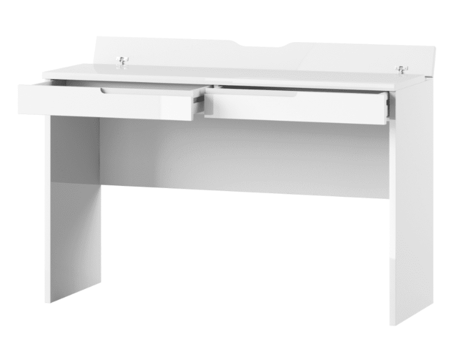 Santino White Gloss 2 Drawer Dressing Table S31
