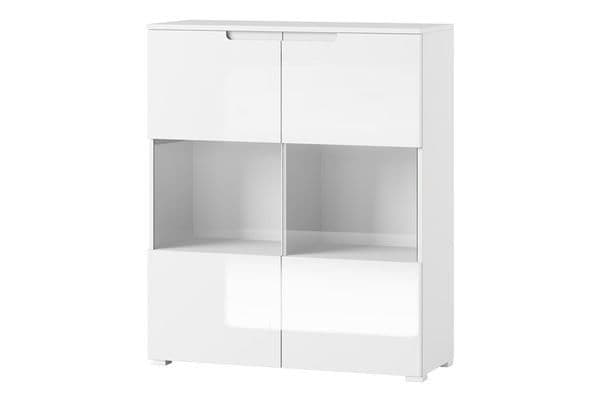 Santino White Gloss Display cabinet S27