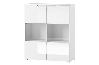 Santino White Gloss Display cabinet S27