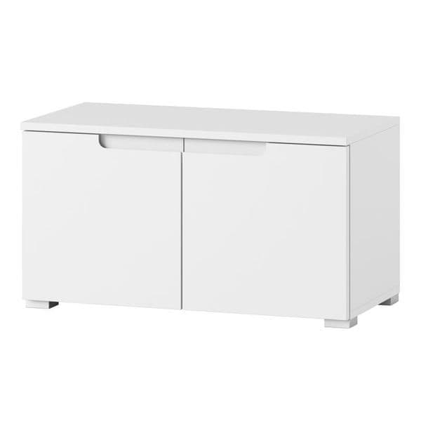 Santino White Gloss Hallway Storage Cupboard S18