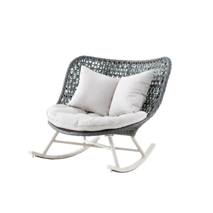 Temescal Rattan Garden Rocking Chair, Indoor/ Outdoor Furniture
