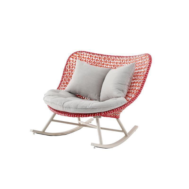 Temescal Rattan Garden Rocking Chair, Indoor/ Outdoor Furniture