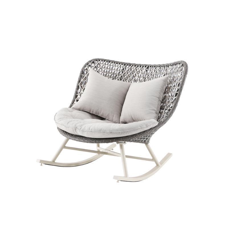 Temescal Rattan Garden Rocking Chair, Indoor/ Outdoor Furniture