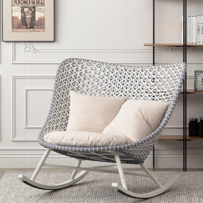 Temescal Rattan Garden Rocking Chair, Indoor/ Outdoor Furniture