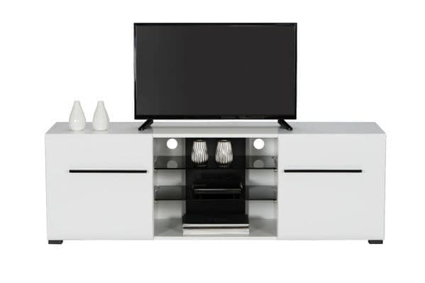 Terrento White Large Tv Cabinet