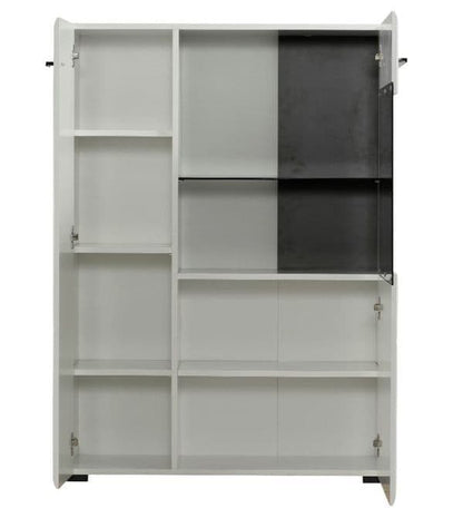 Terrento White Short Display Cabinet