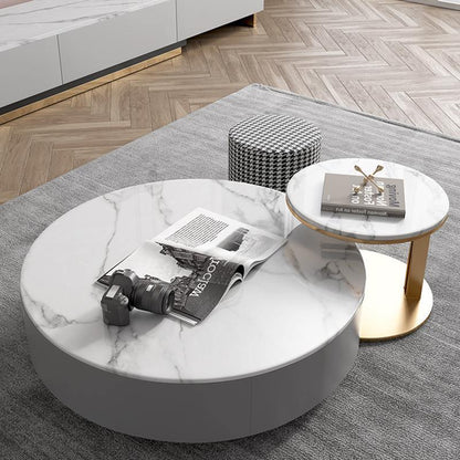 Valles Nesting Coffee Table Set, Sintered Stone
