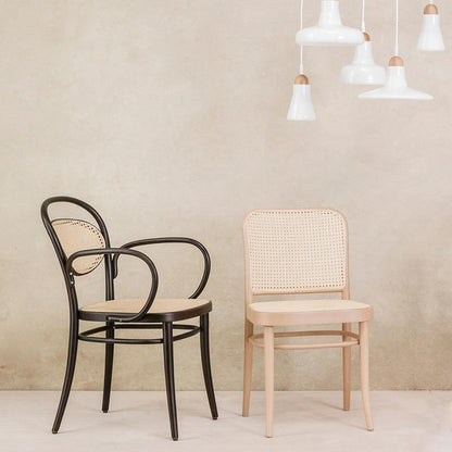 Vanesa Rattan Dining Chair, Oak