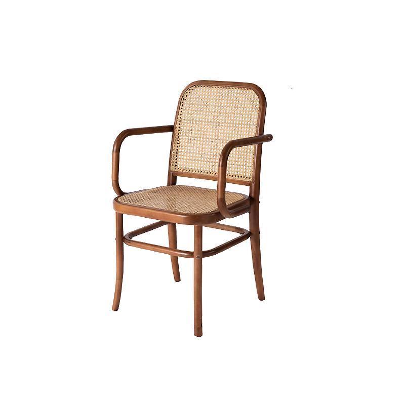 Vanesa Rattan Dining Chair, Oak