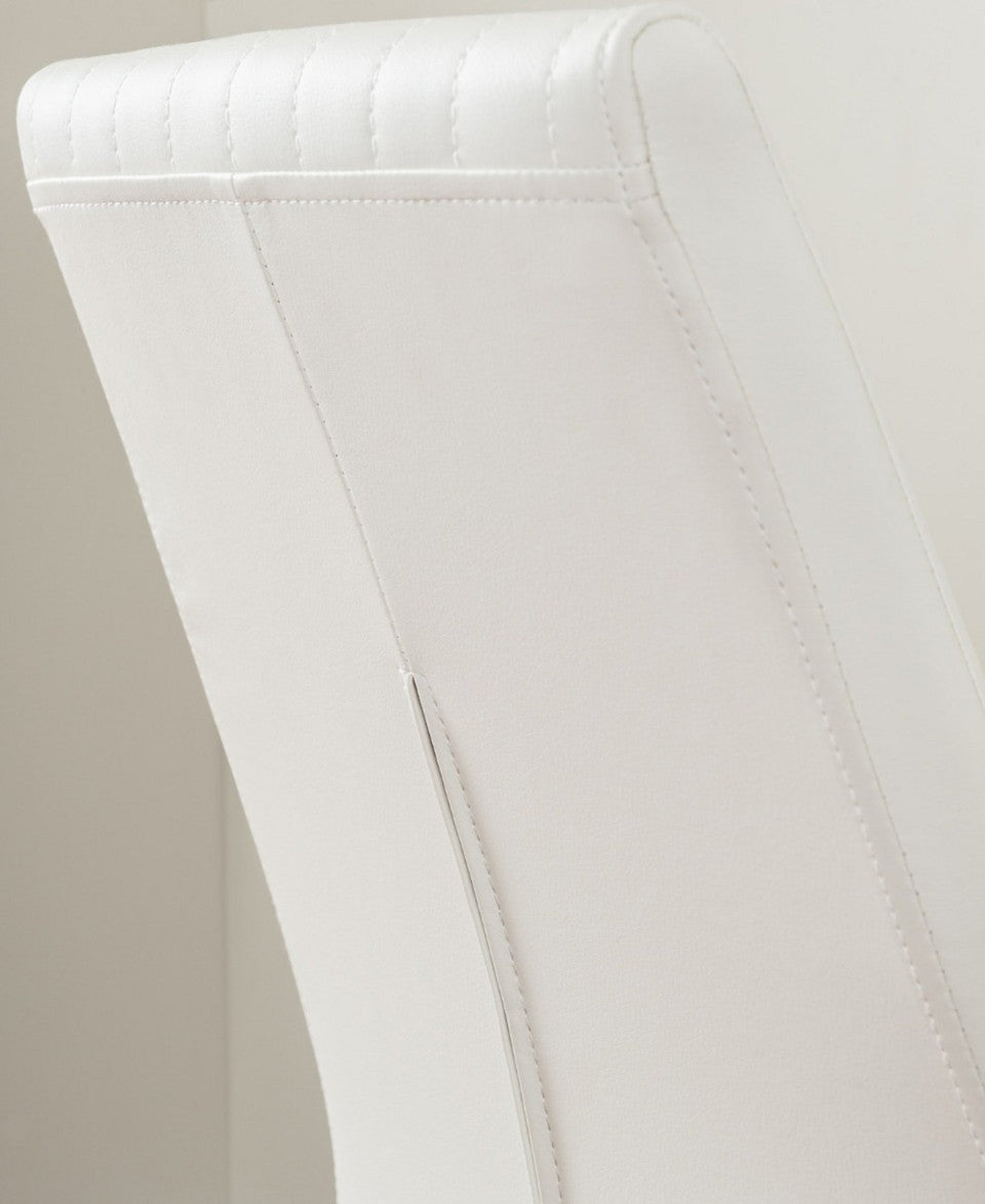 Renato 120cm High Gloss Extending Dining Table and 4 Lorenzo Chairs