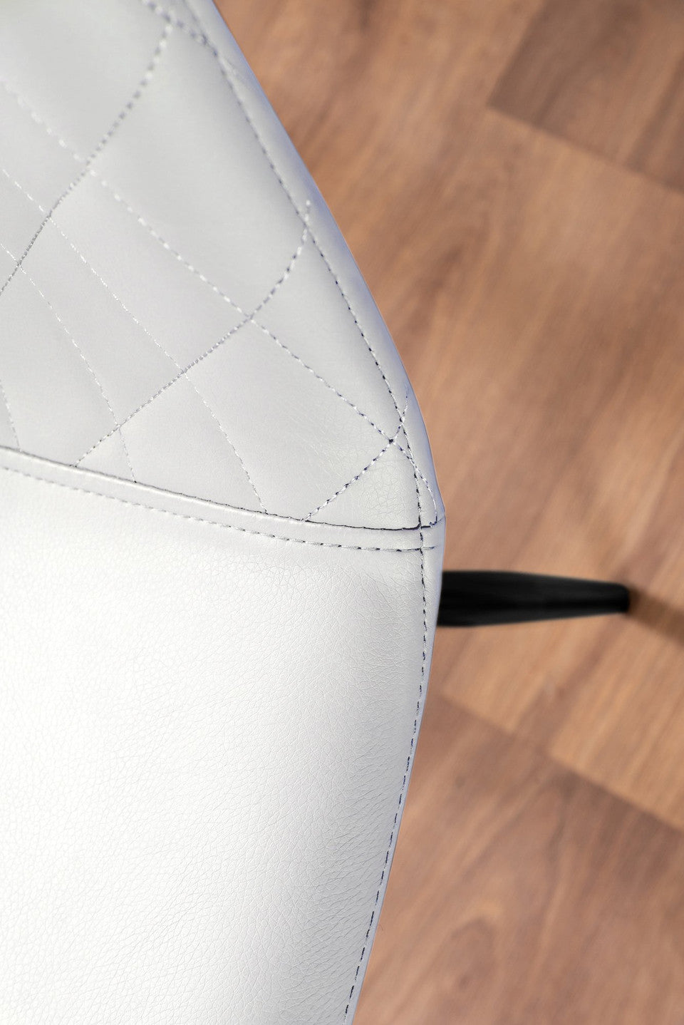 Andria Black Leg Marble Effect Dining Table and 6 Corona Black Leg Chairs