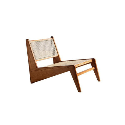 Pierre Jeanneret Rattan Lounge Chair, Armchair