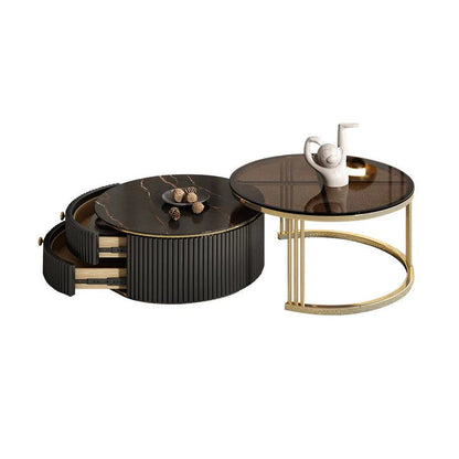 Bblythe Nesting Coffee Table Set, Black